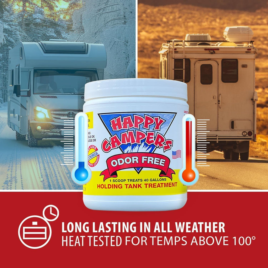 RV Toilet Treatment & Holding Tank Treatment - Controls Odors, Helps Prevent Clogs, Buildup & Sensor Issues in RV Black & Gray Tanks – Supports Reliable Dumping (18 Treatments)
