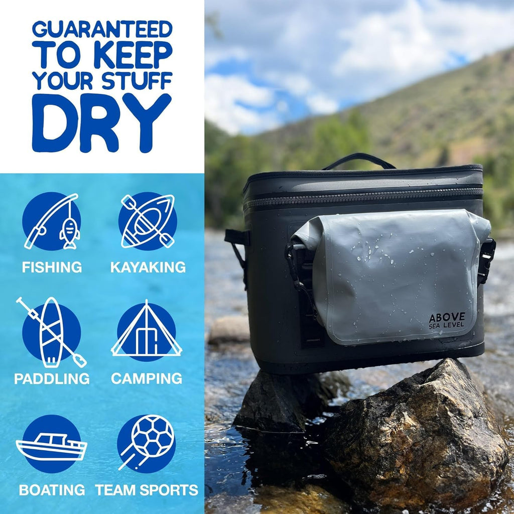 Waterproof MOLLE Dry Bag for YETI Coolers and Tactical Bags - Compatible with Soft Coolers, Backpacks, and Totes - Small Pouch for Hopper Accessories - YETI Cooler Accessories